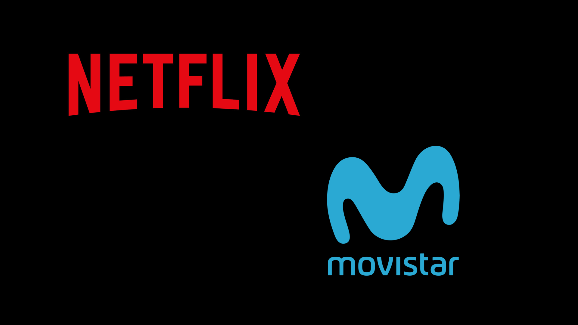 Logo de Netflix y Movistar