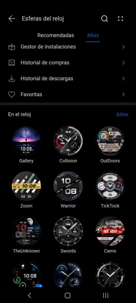 Captura pantalla Honor Watch GS Pro (10)